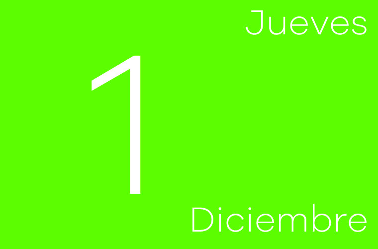 Hoy jueves 1 de diciembre
