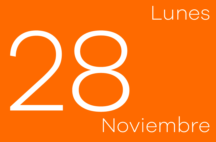 Hoy lunes 28 de noviembre