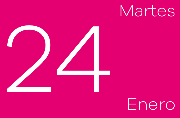 Hoy martes 24 de enero