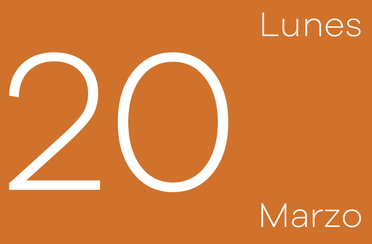 Hoy lunes 20 de marzo