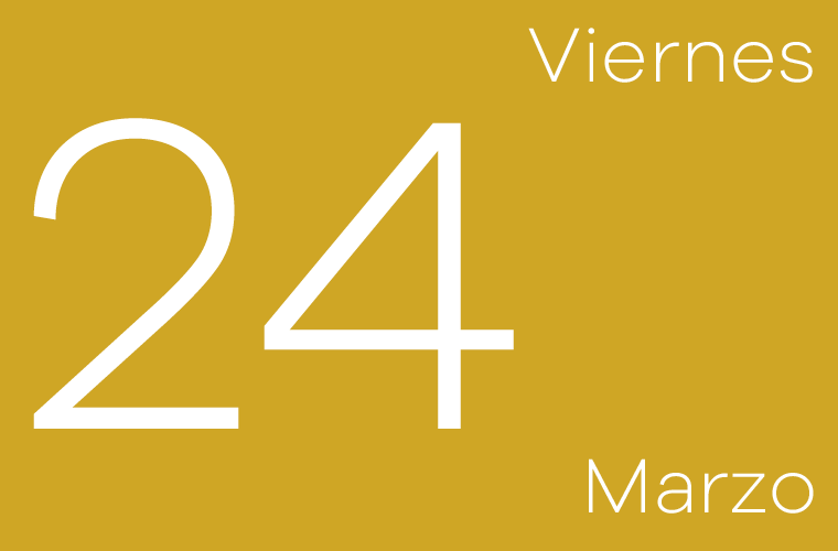 Hoy viernes 24 de marzo