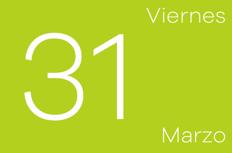 Hoy viernes 31 de marzo