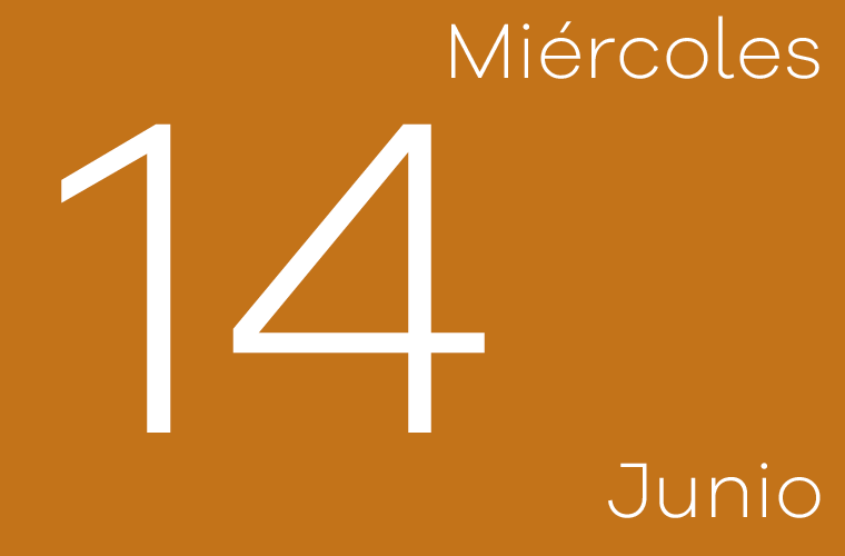 Hoy miércoles 14 de junio
