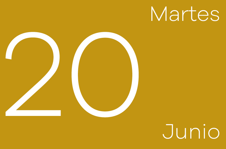 Hoy martes 20 de junio