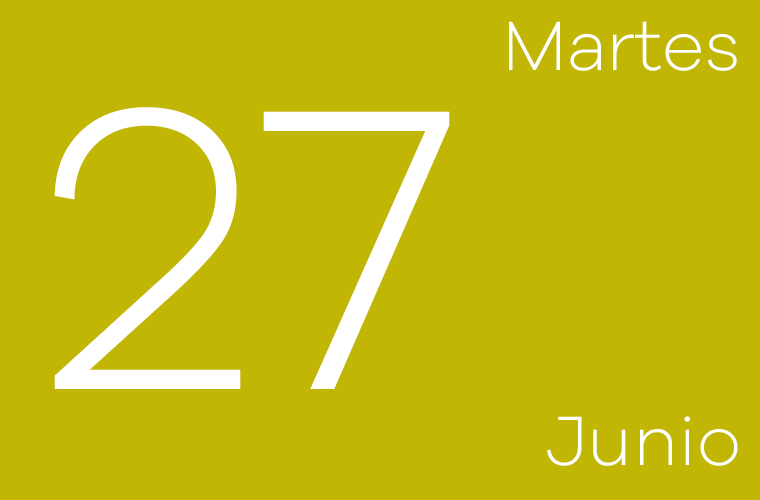 Hoy martes 27 de junio