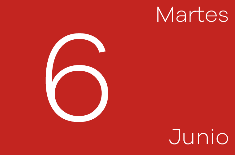 Hoy martes 6 de junio