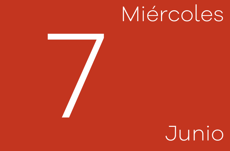 Hoy miércoles 7 de junio