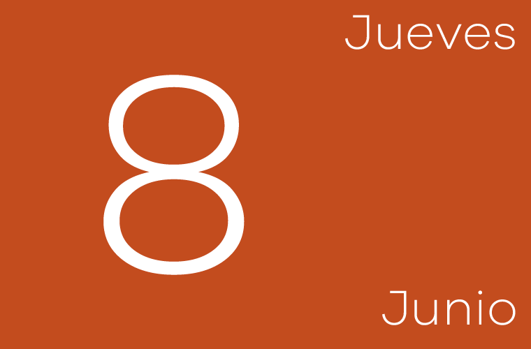 Hoy jueves 8 de junio