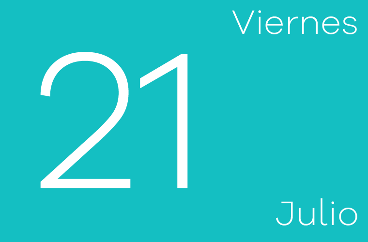 Hoy viernes 21 de julio