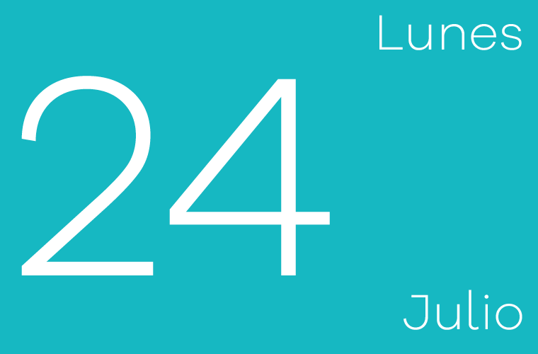 Hoy lunes 24 de julio