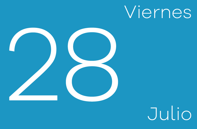 Hoy viernes 28 de julio