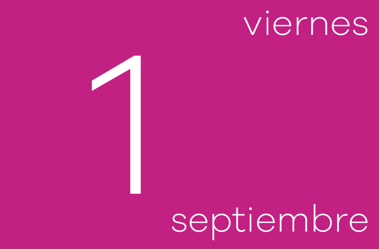 Hoy viernes 1 de septiembre