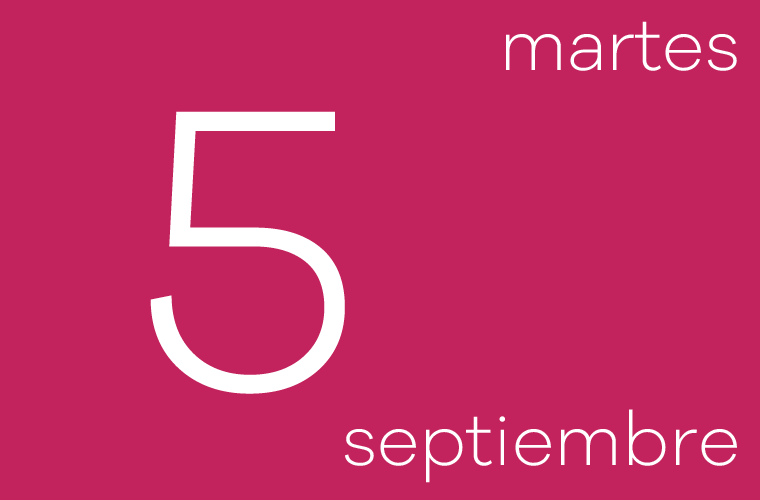 Hoy martes 5 de septiembre