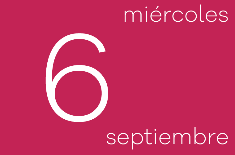 Hoy miércoles 6 de septiembre