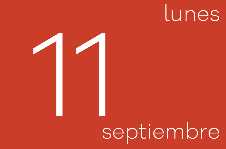 Hoy lunes 11 de septiembre