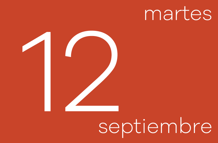 Hoy martes 12 de septiembre