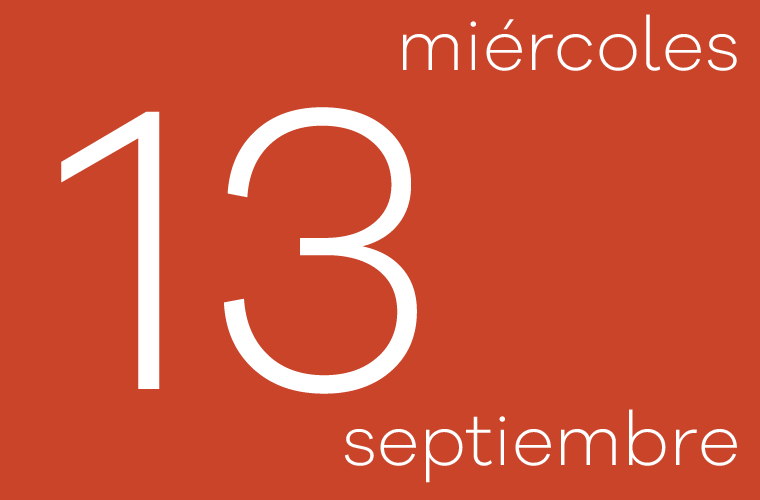 Hoy miércoles 13 de septiembre