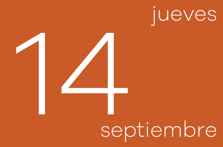 Hoy jueves 14 de septiembre
