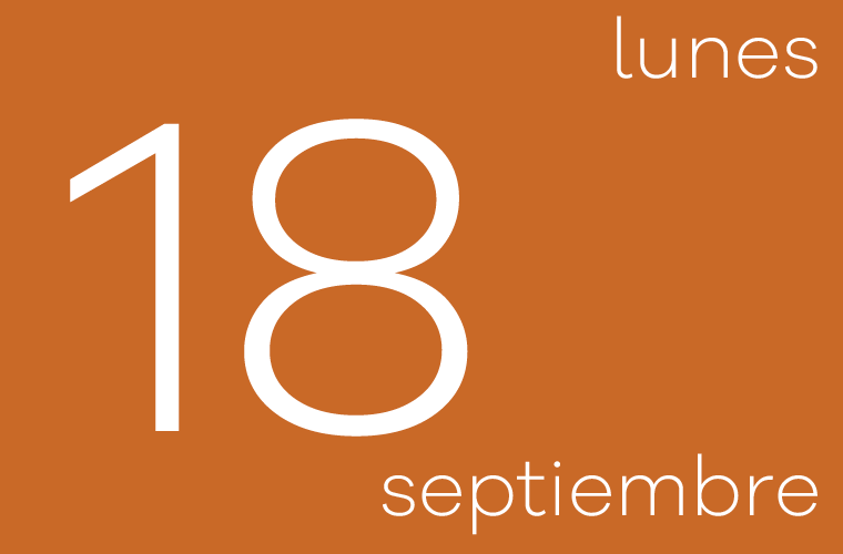 Hoy lunes 18 de septiembre