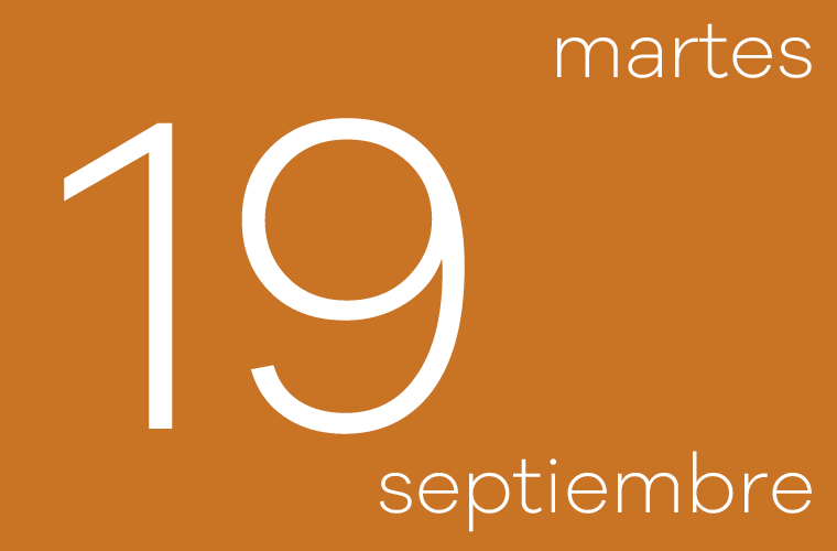 Hoy martes 19 de septiembre