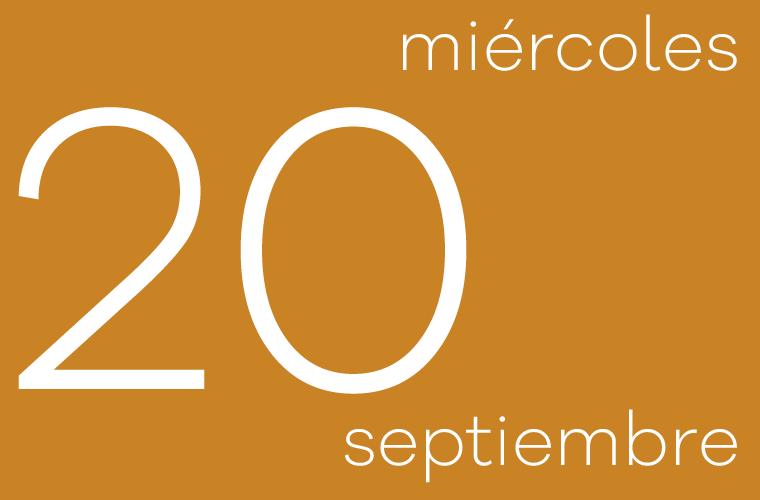 Hoy miércoles 20 de septiembre