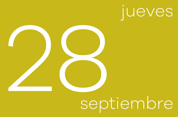 Hoy jueves 28 de septiembre