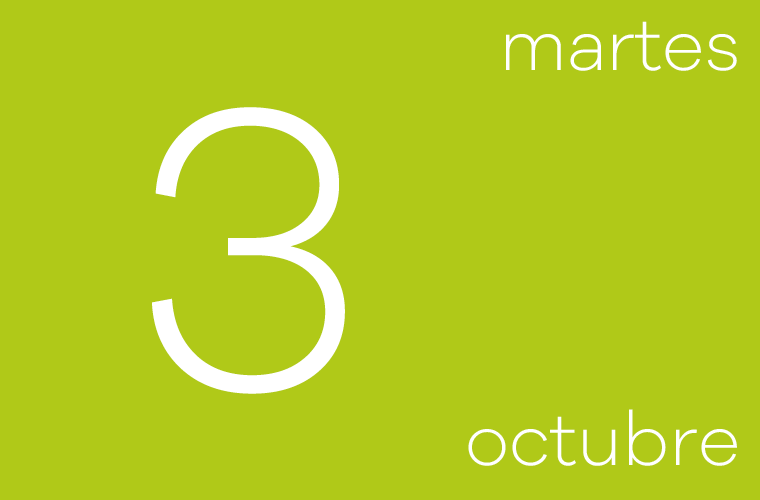 Hoy martes 3 de Octubre
