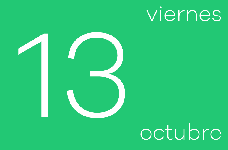 Hoy viernes 13 de Octubre