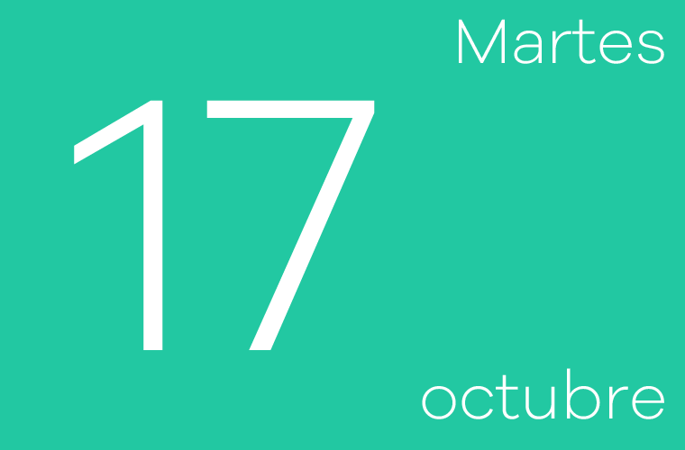 Hoy martes 17 de Octubre