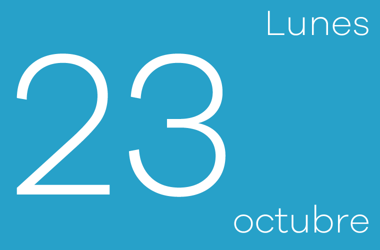 Hoy lunes 23 de Octubre