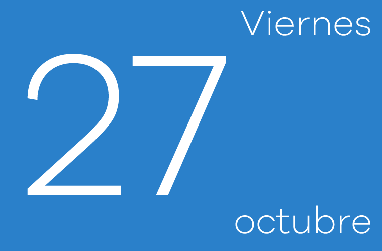 Hoy viernes 27 de Octubre