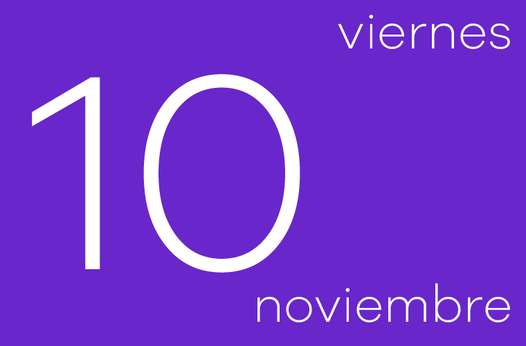 Hoy viernes 10 de noviembre