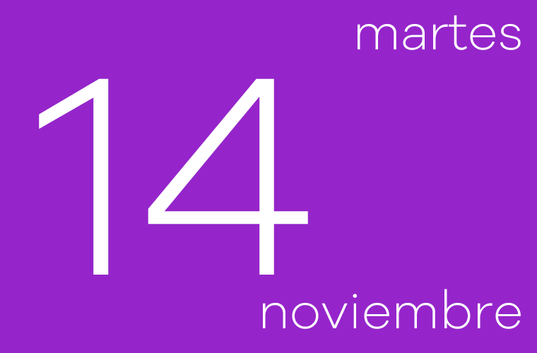 Hoy martes 14 de noviembre