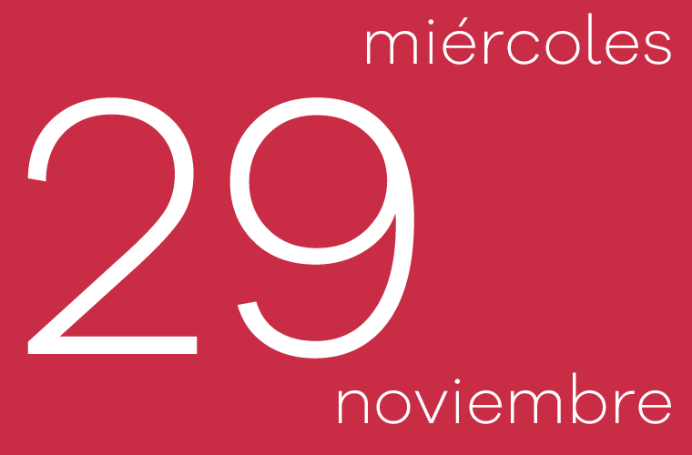 Hoy miércoles 29 de noviembre