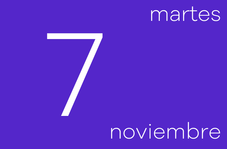 Hoy martes 7 de noviembre