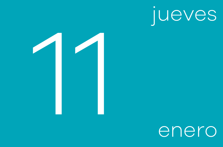 Hoy jueves 11 de enero