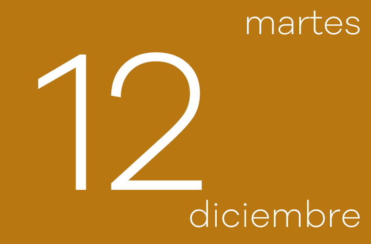 Hoy martes 12 de diciembre