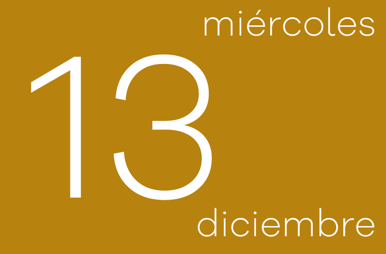 Hoy miércoles 13 de diciembre