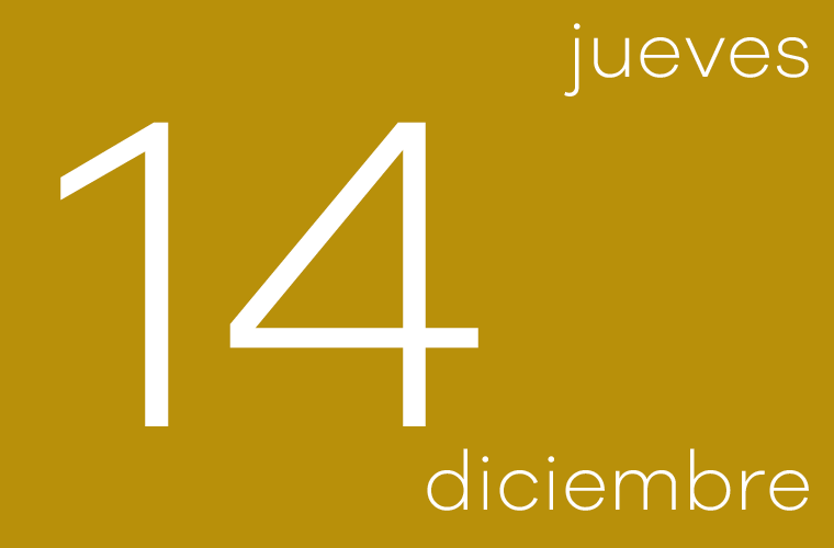 Hoy jueves 14 de diciembre