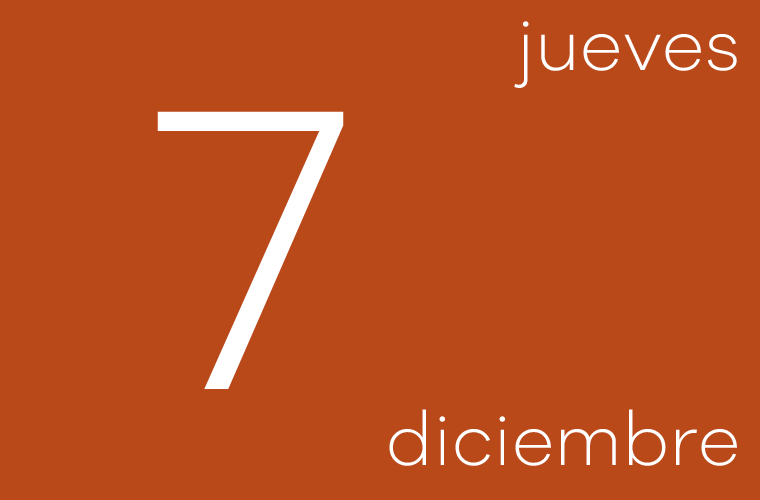 Hoy jueves 7 de diciembre