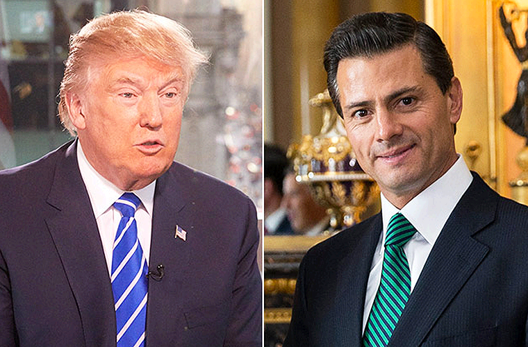 Conversan Peña y Trump y se envían condolencias mutuas