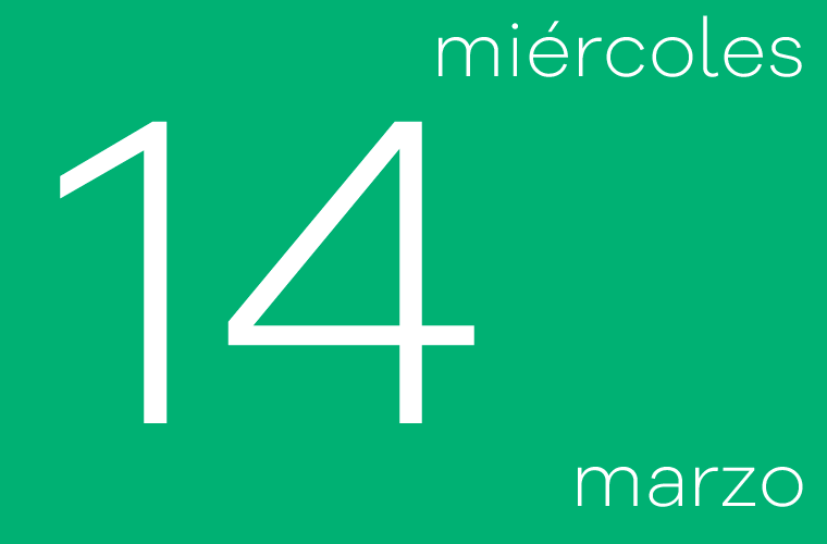 Hoy miércoles 14 de marzo