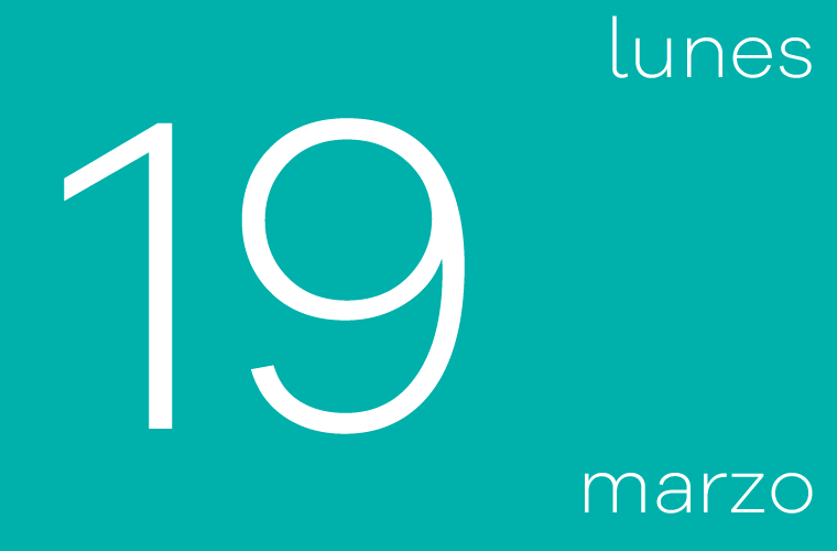 Hoy lunes 19 de marzo