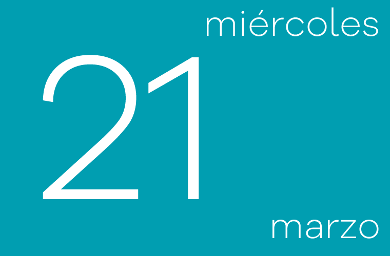 Hoy miércoles 21 de marzo