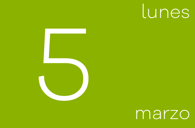 Hoy lunes 5 de marzo