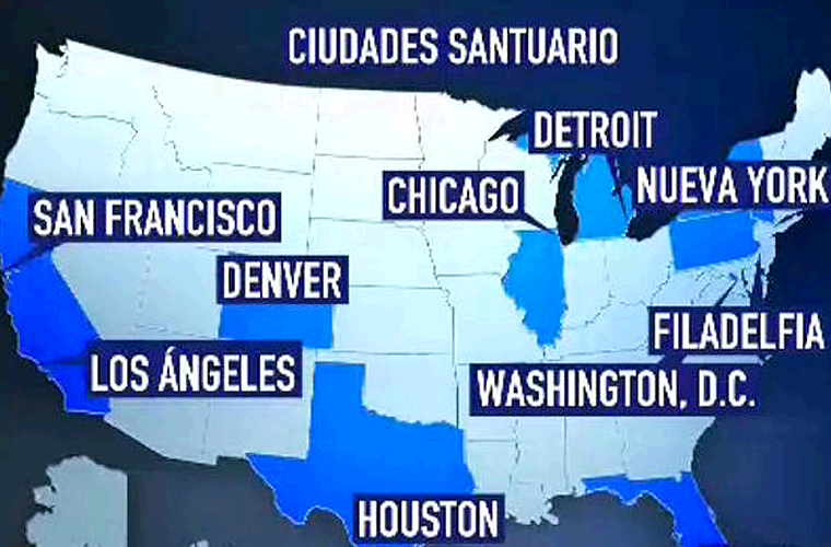 Trump va Contra Ciudades Santuario