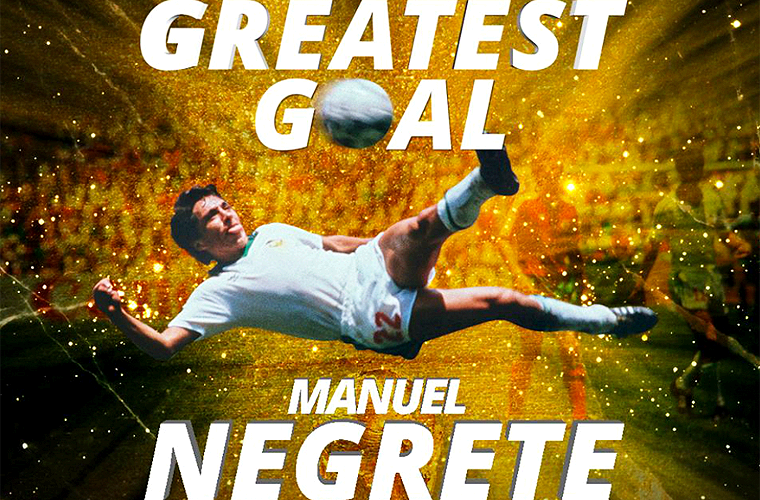 Gol de Manuel Negrete el Mejor de Todos los Mundiales