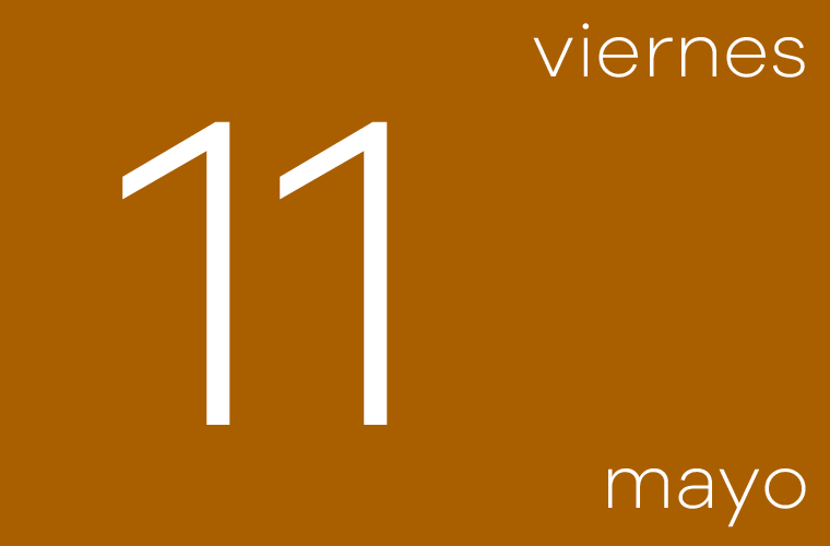Hoy viernes 11 de mayo