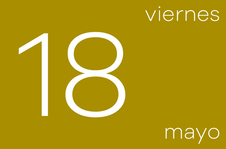 Hoy viernes 18 de mayo