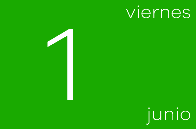 Hoy viernes 1 de junio